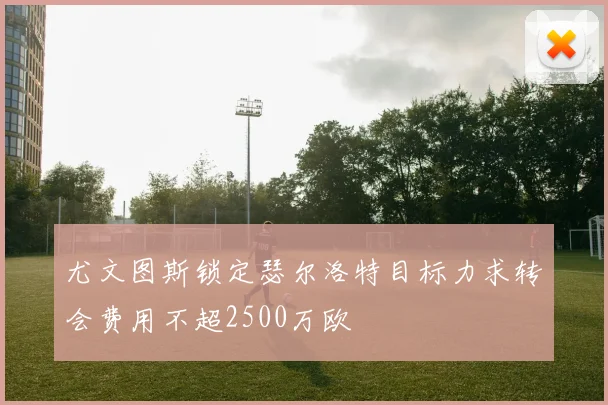 尤文图斯锁定瑟尔洛特目标力求转会费用不超2500万欧